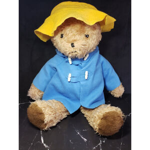 Paddington Bear Plush Vintage Eden Toys 1975 HTF Vintage EUC Stuffed 28in Coat